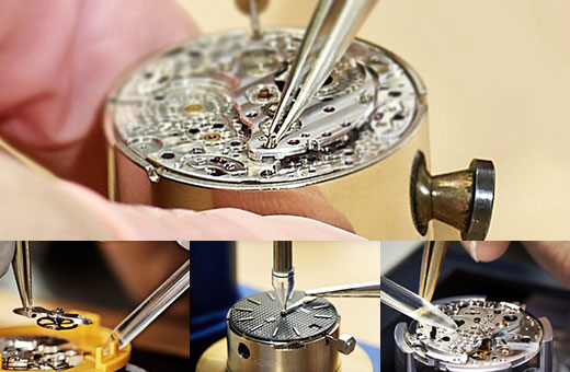 广州百达翡丽维修保养维修服务中心-重新组装机芯并加润滑油